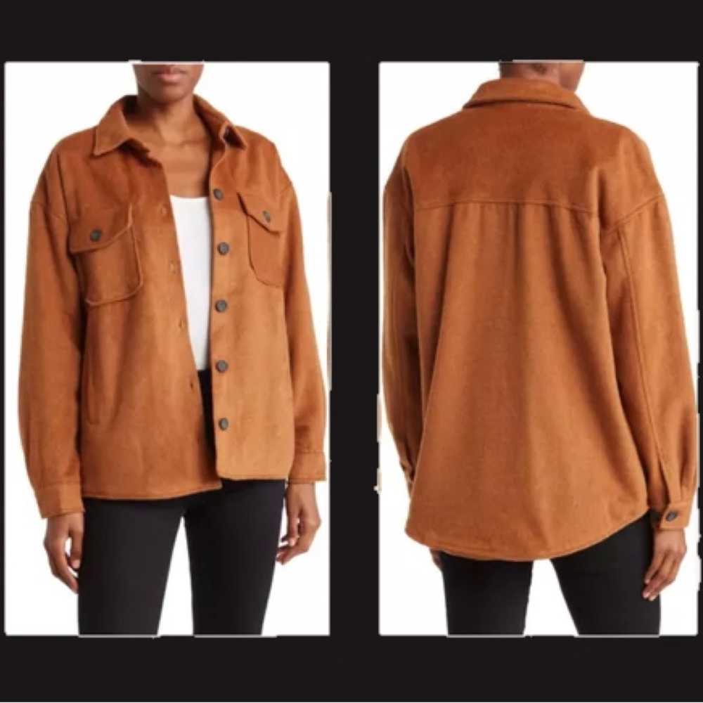 🧡 Thread & Supply Burnt Orange Shacket - Size XL